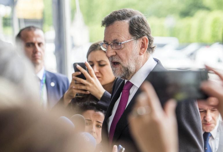 El presidente del Gobierno español en funciones, Mariano Rajoy