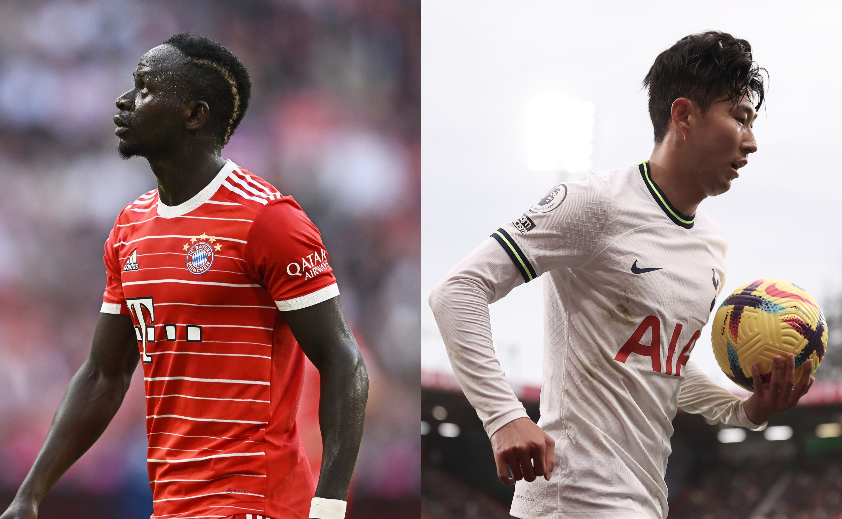 Heung Min Son y Sadio Mané, en imágenes de archivo