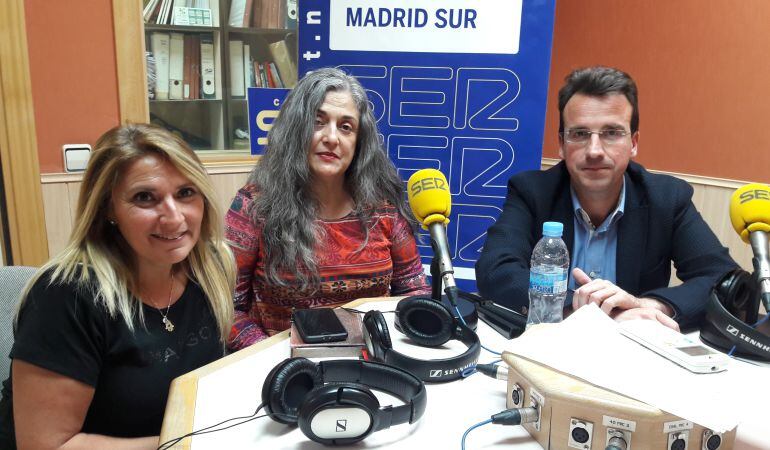 Mónica Cobo, Ana Ferreira y Miguel Ángel Recuenco