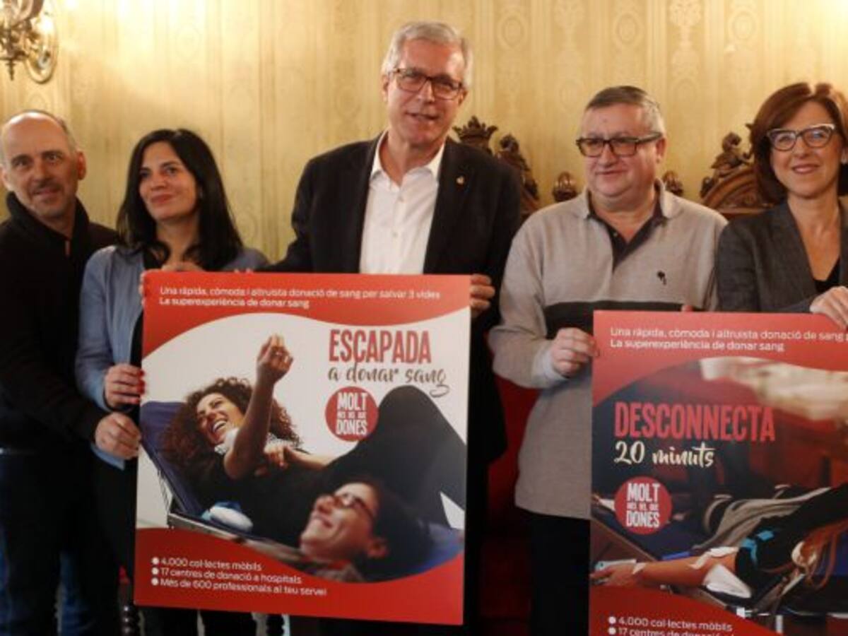 La demarcació supera les 31.000 donacions de sang durant el 2017