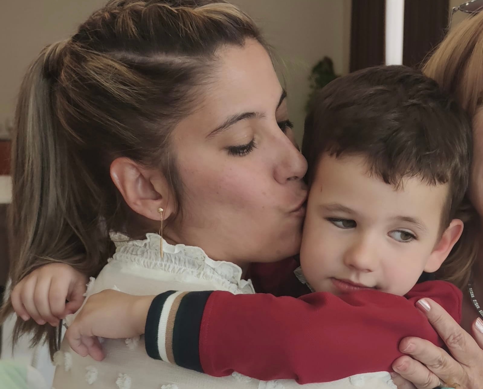 Carla y su hijo Alejandro.