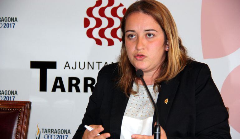 La regidora de Medi Ambient i Neteja de l'Ajuntament de Tarragona, Ivana Martínez.