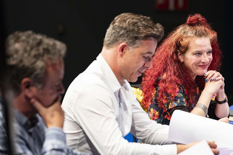 Jan Cartes, Marc Pons i Pepa Plana durant la presentació del FIPA