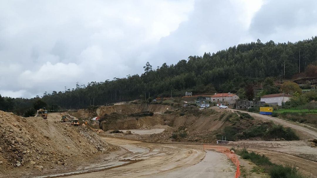 Obras de la circunvalación de Pontevedra