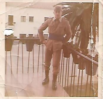 Foto de archivo en la mili