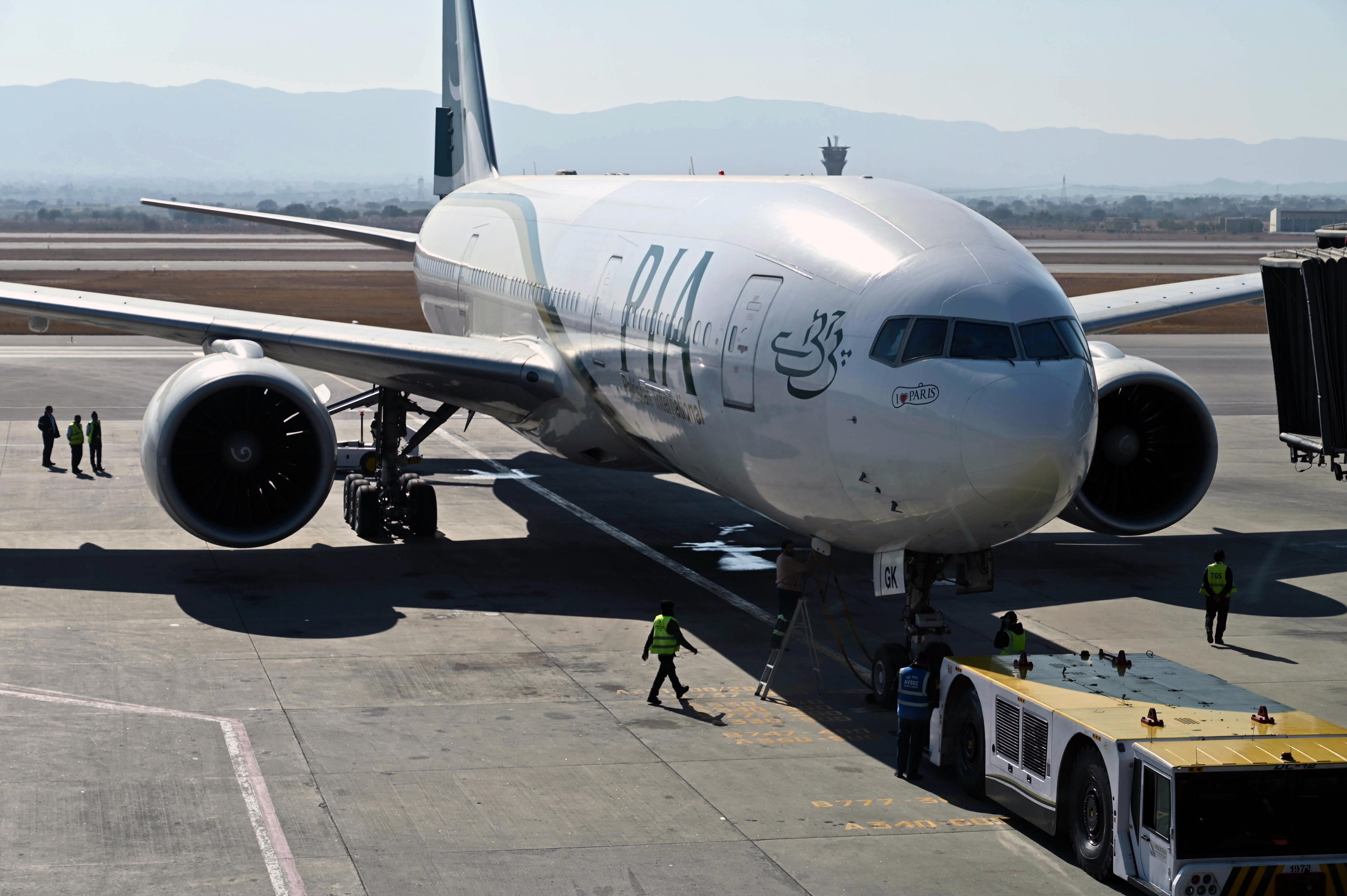 Imagen de archivo de un avión de Pakistan Airlines