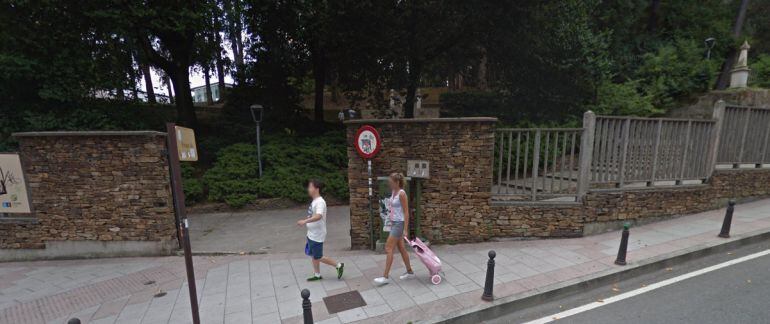 Acceso al Parque de Santa Margarita