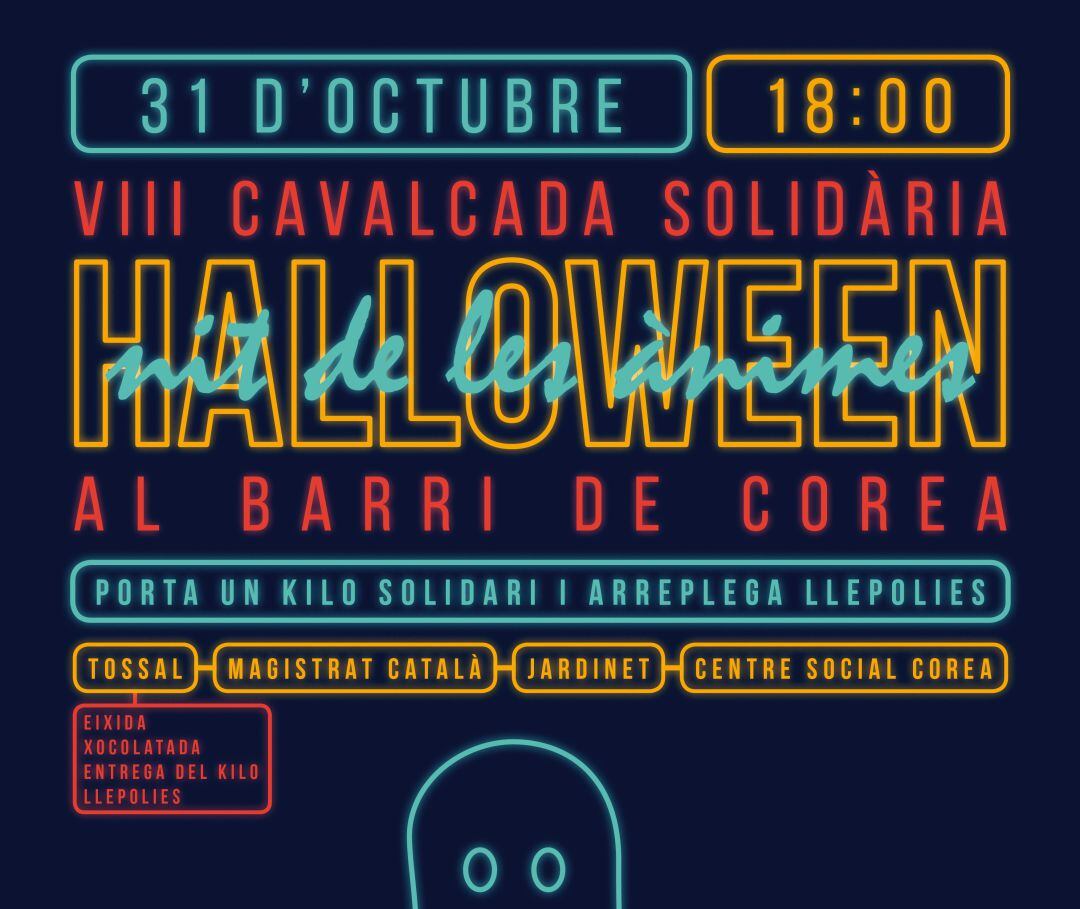 Cartel de la Cabalgata Halloween. 