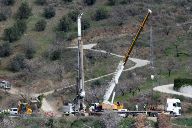 Tuneladora que se empleará en el rescate de Julen.