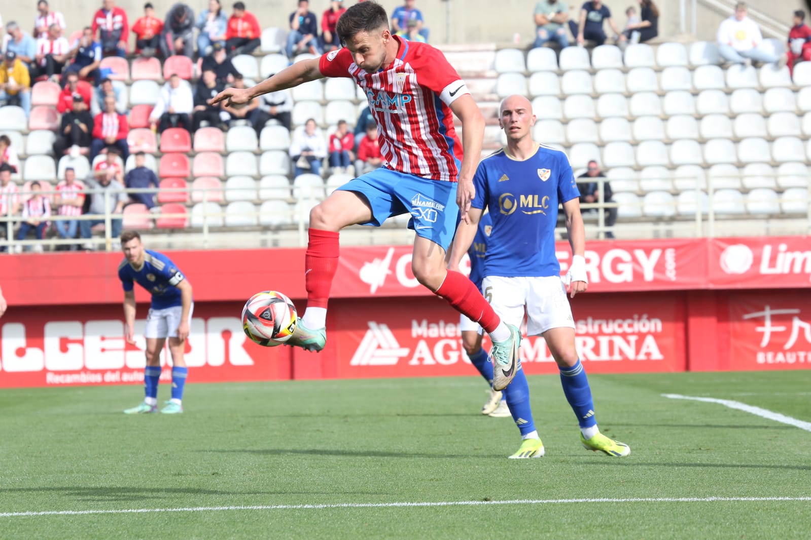 Un momento del partido