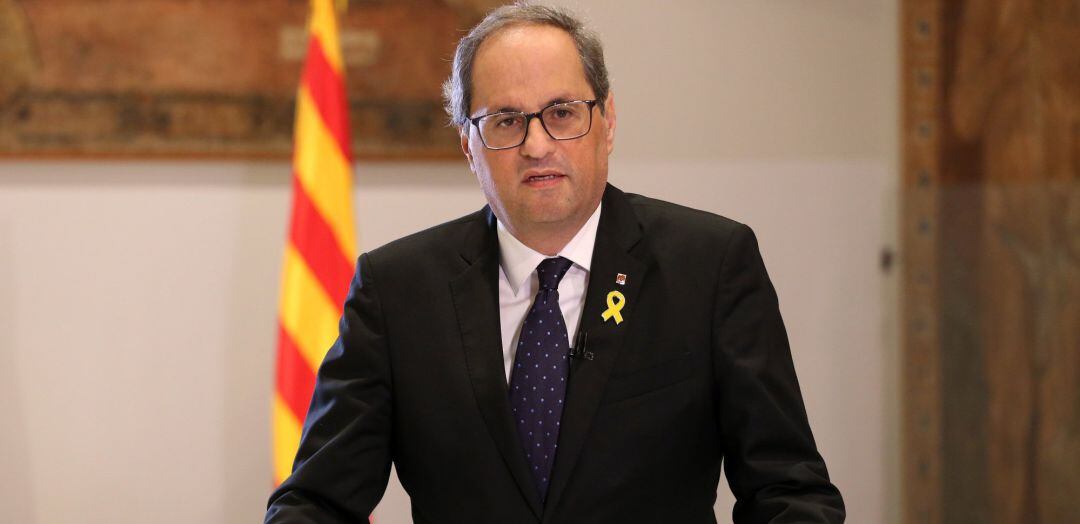 El presidente de la Generalitat, Quim Torra