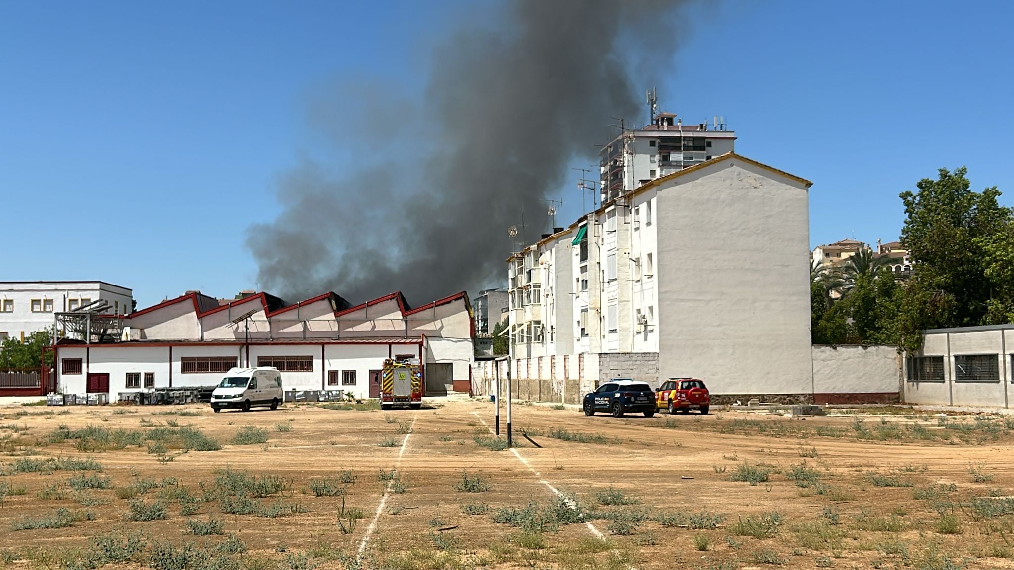 Incendio en Safa Andújar