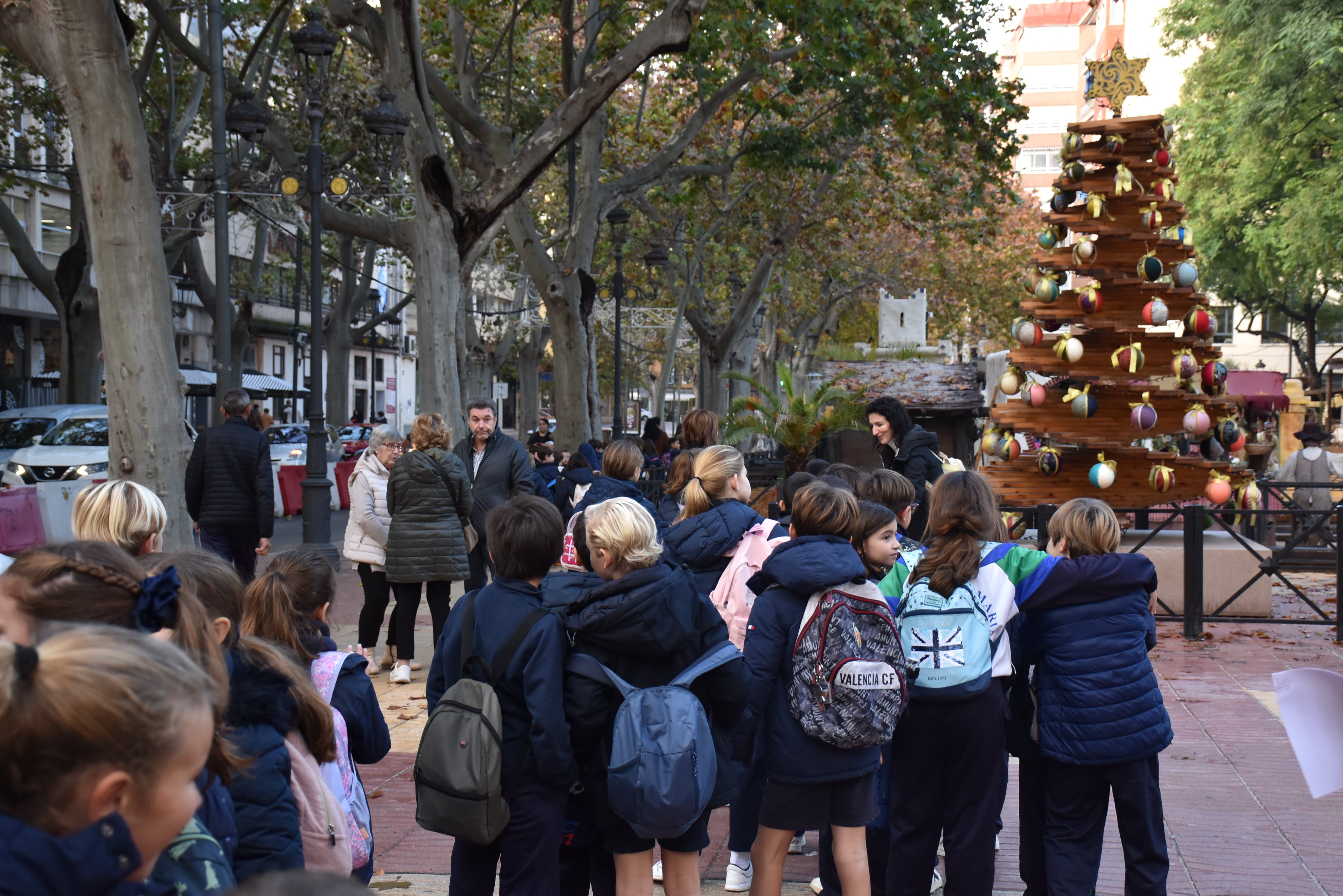 Visita al Belén de Xàtiva. Fuente: Ajuntament de Xàtiva