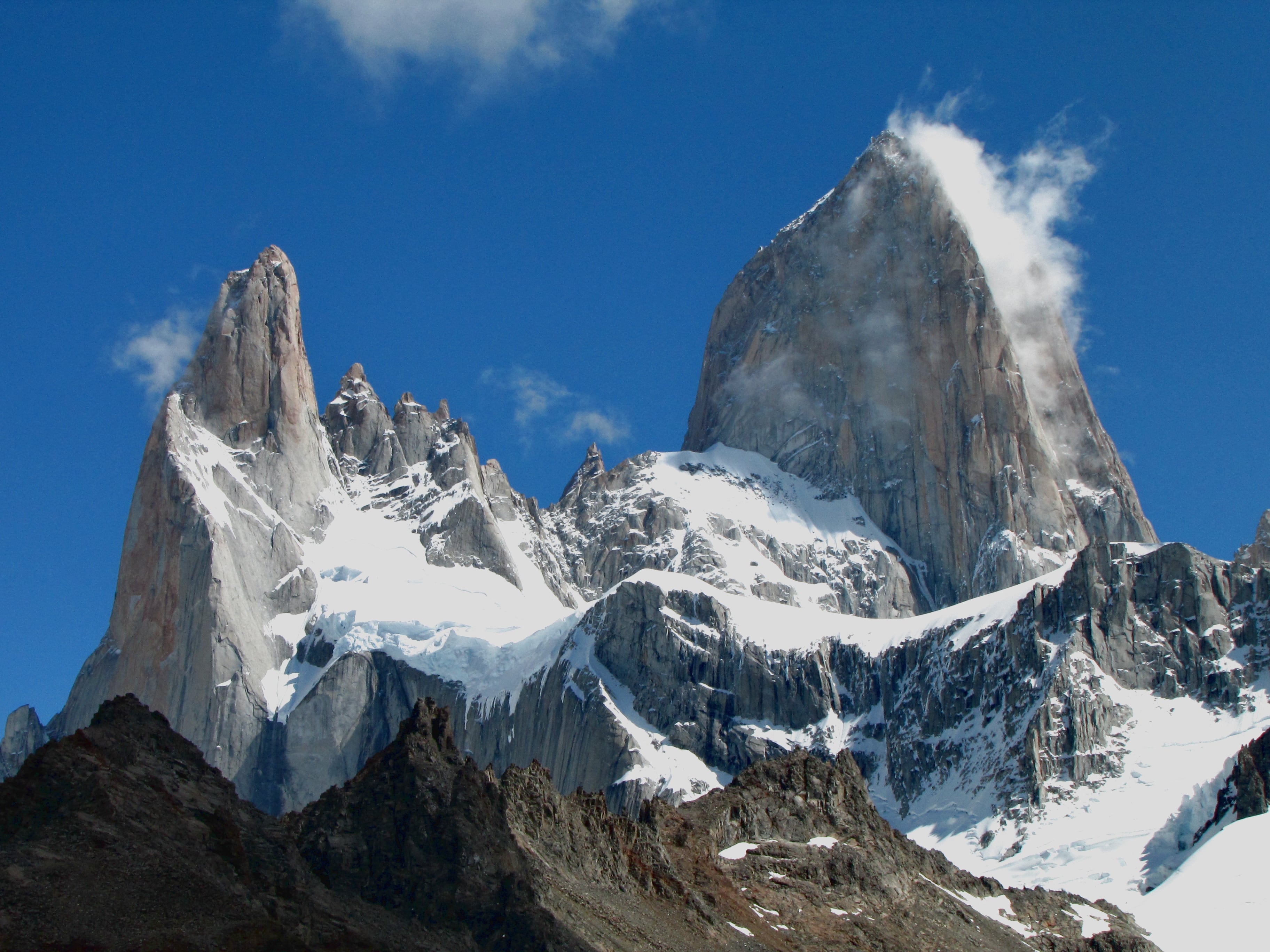 Monte Fitz Roy, en la Patagonia