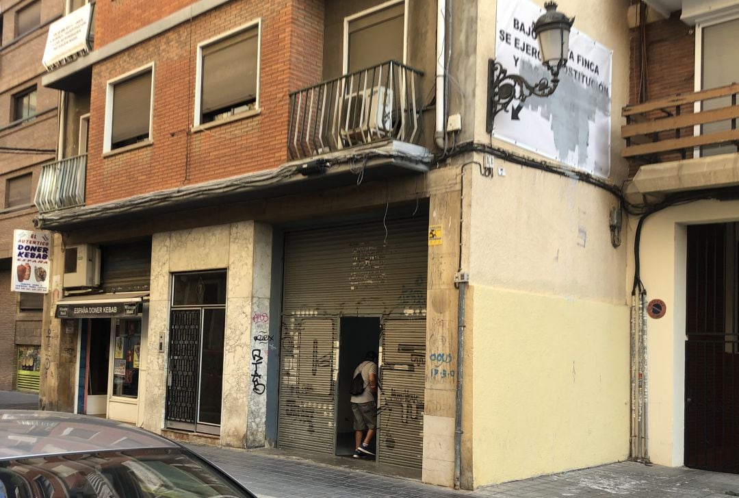 Local donde se ejerce la prostitución en València