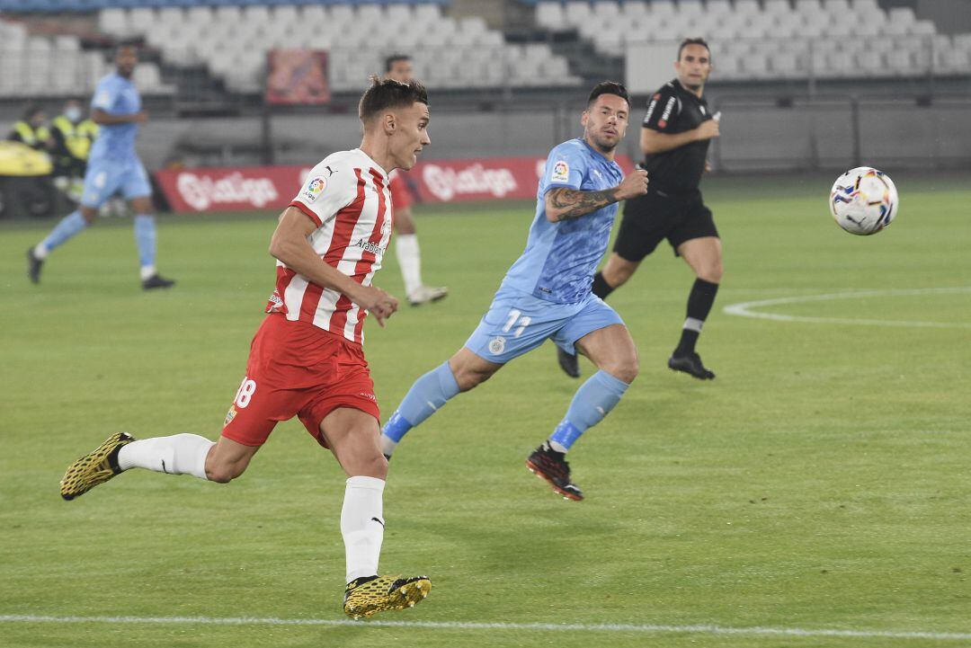 Maras en el Almería-Girona. 
