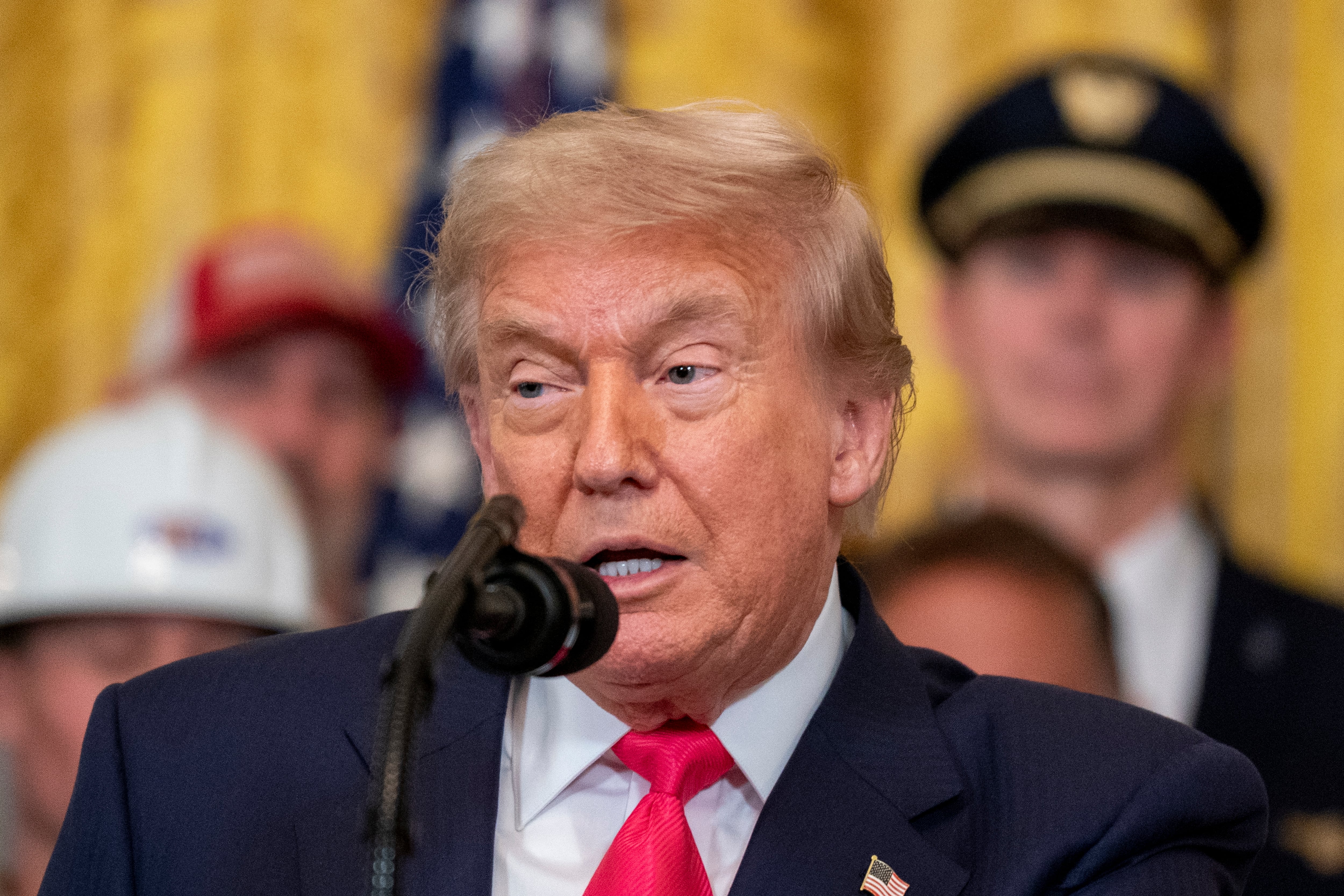 El presidente estadounidense Donald Trump explica su megaproyecto fiscal. 