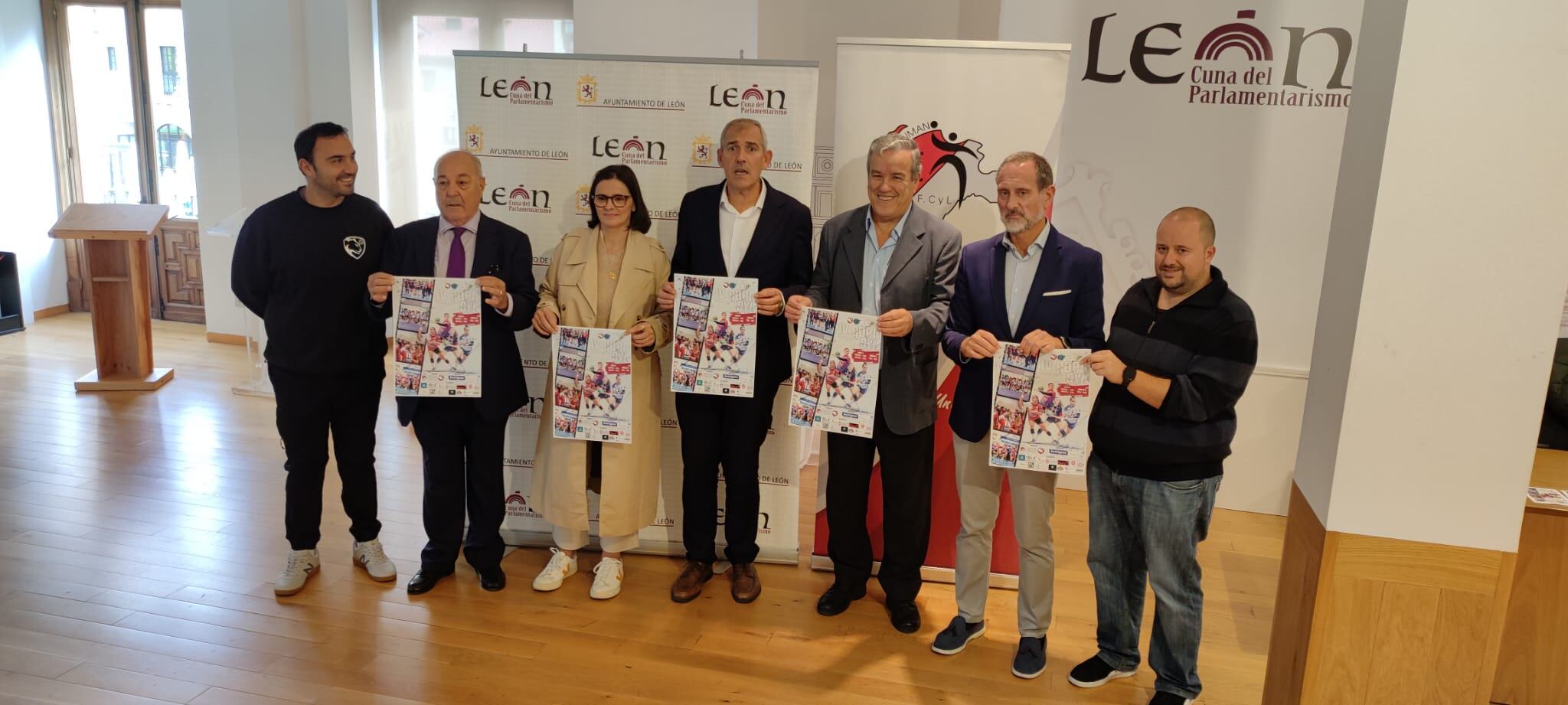 Presentación de la Copa de Castilla y León de balonmano femenino