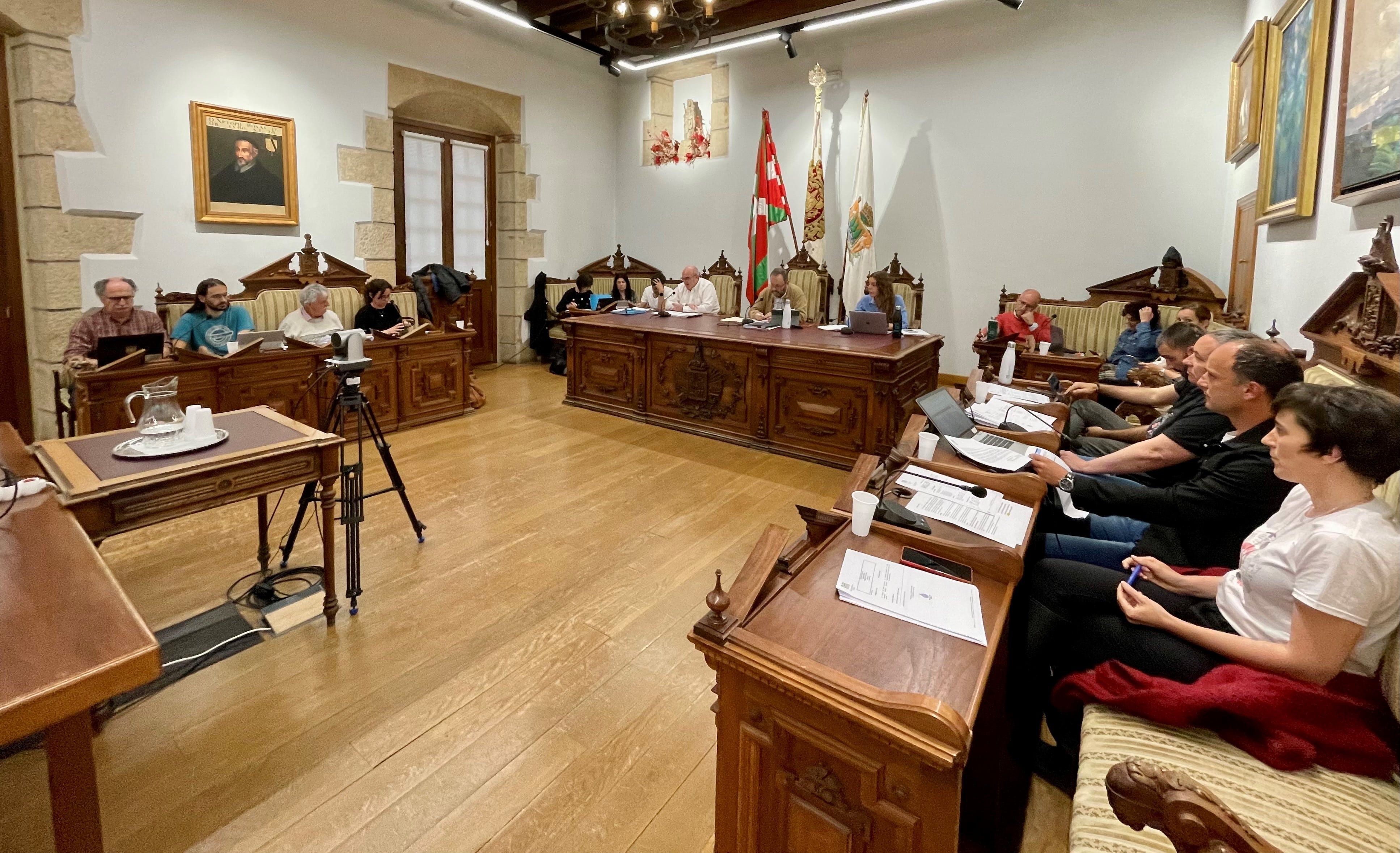 Pleno del Ayuntamiento de Hondarribia