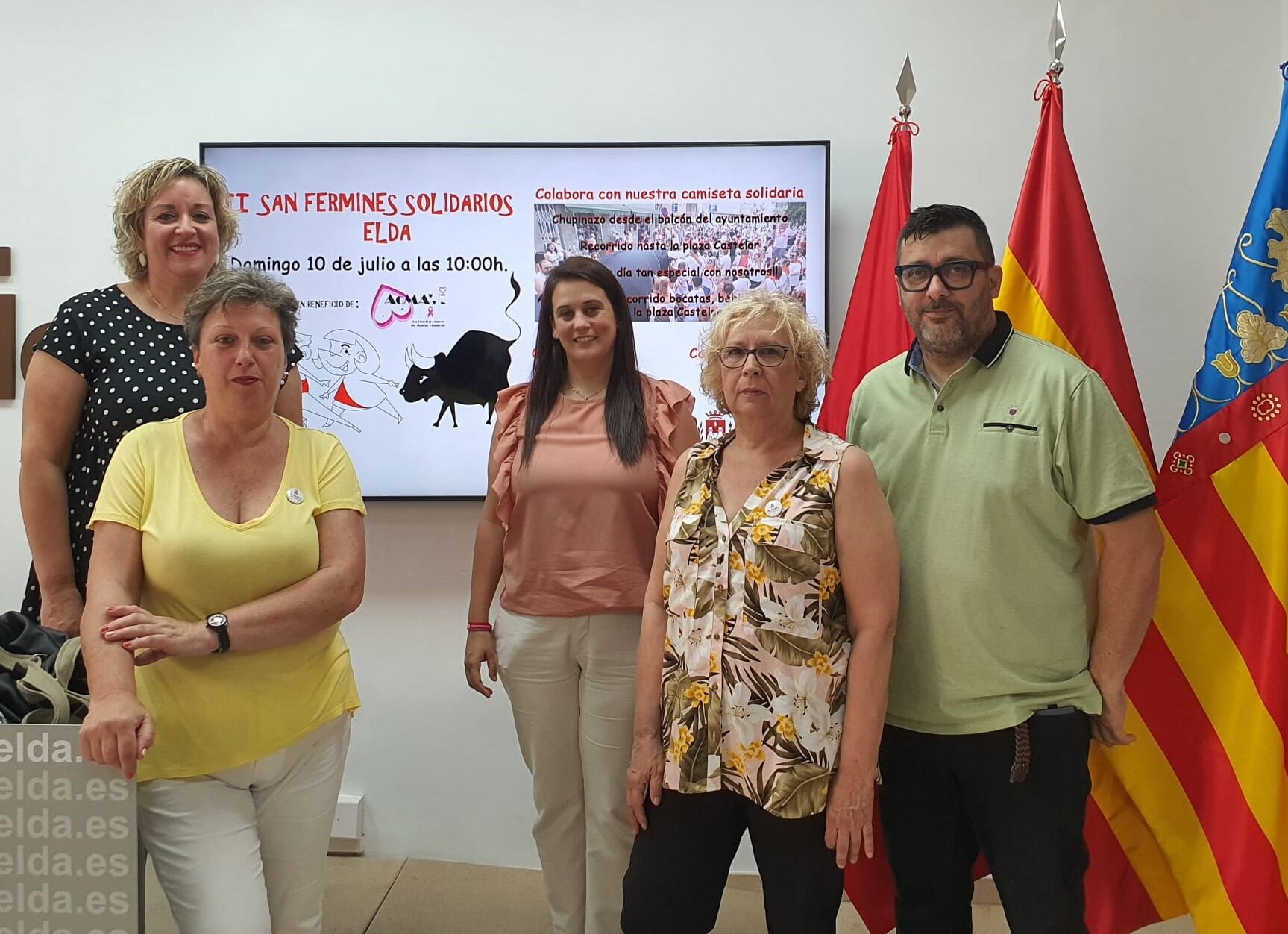 El Ayuntamiento de Elda colabora en la organización de los Sanfermines Solidarios