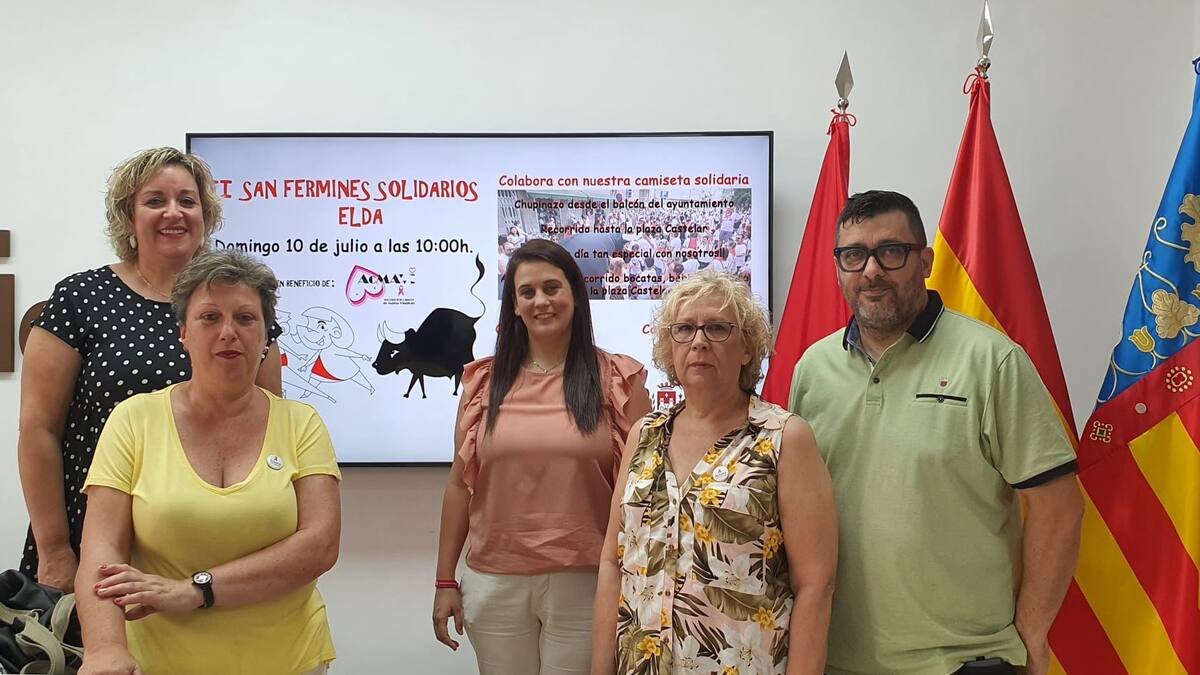 Sanfermines Solidarios de Elda, a beneficio de ACMAVI