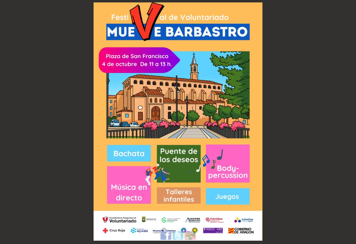 Cartel Muévete Barbastro. 2025.
