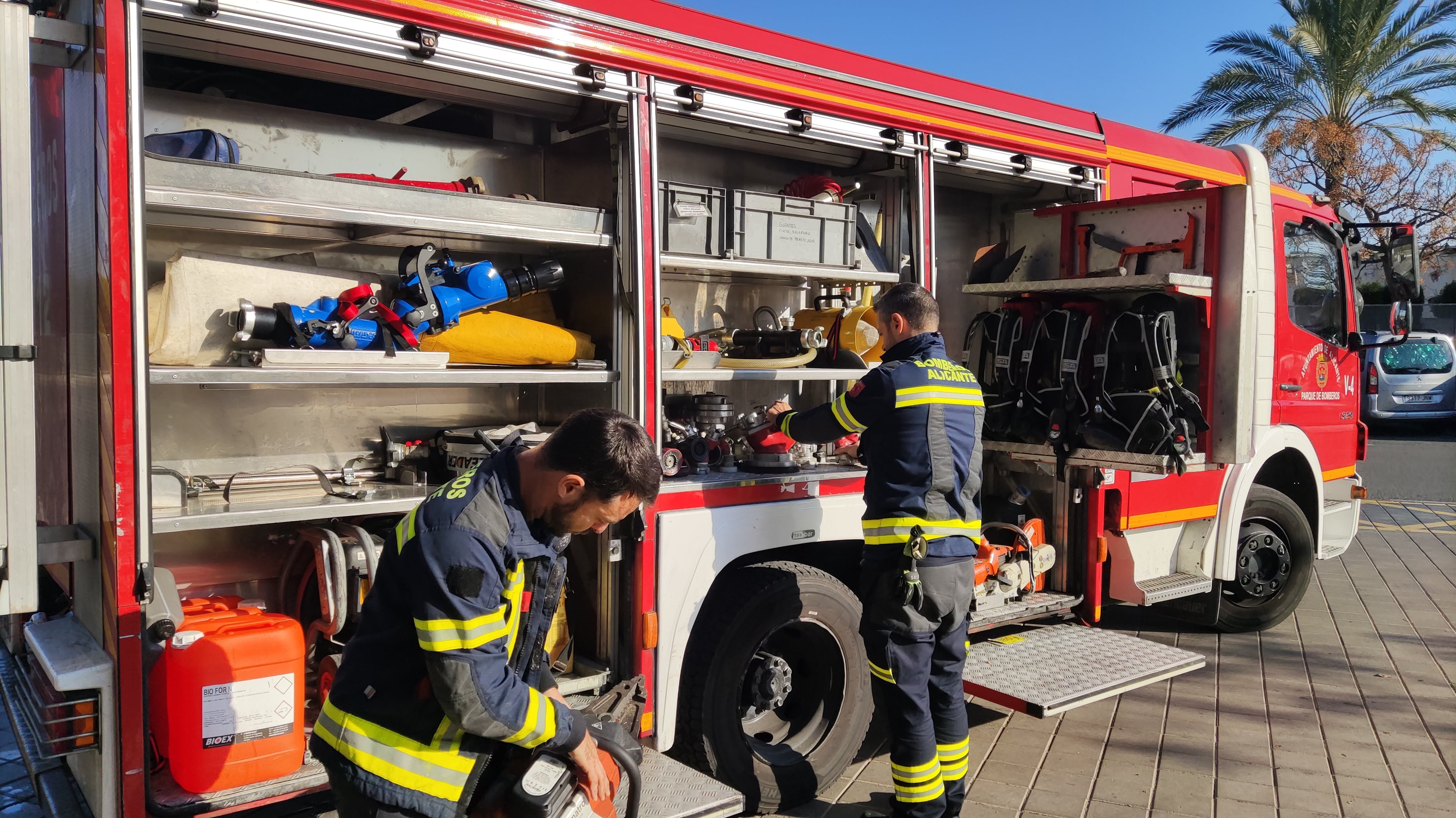 Imagen de archivo de una unidad de bomberos