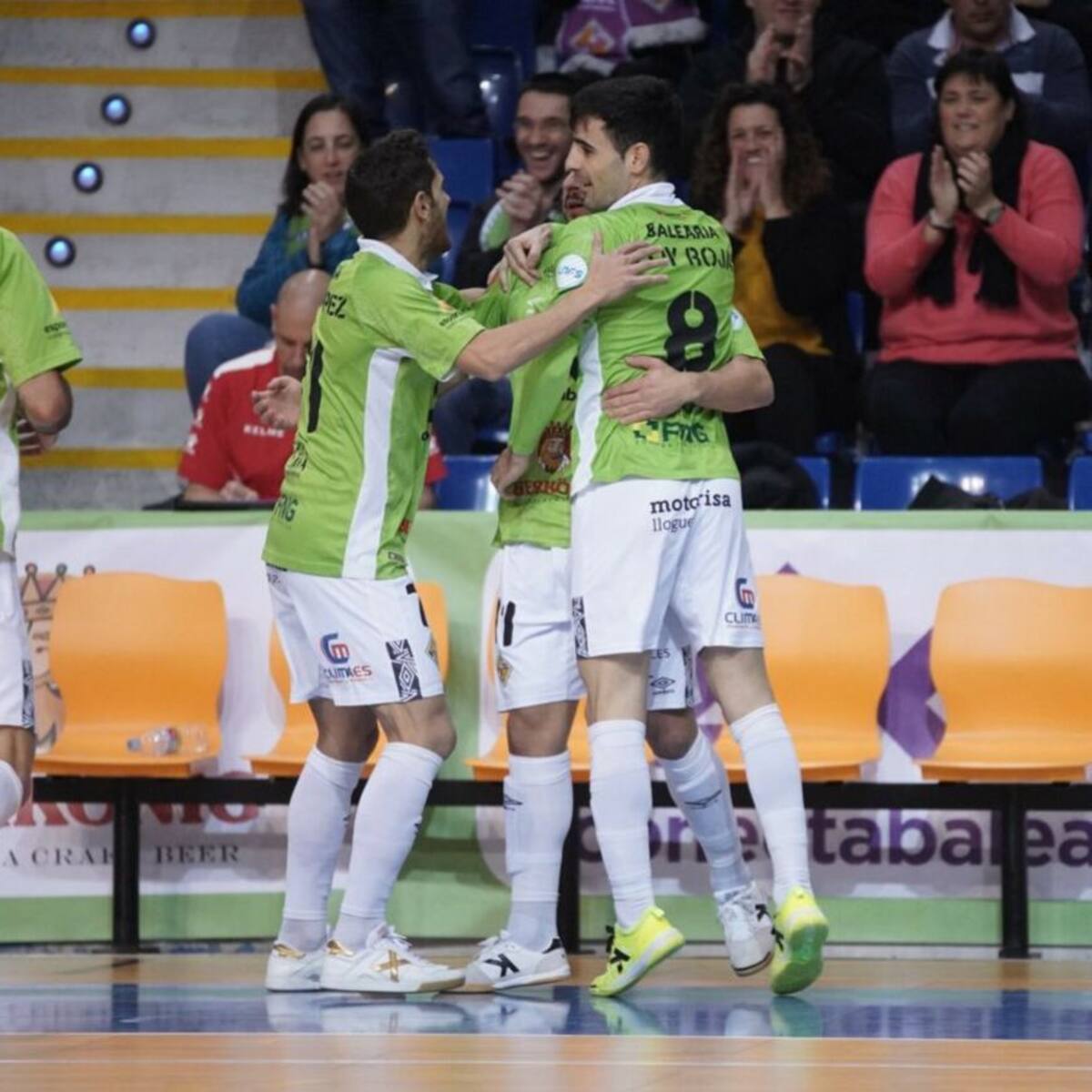 El Palma Futsal ofrece una goleada(8-0) para cerrar el año en Son Moix