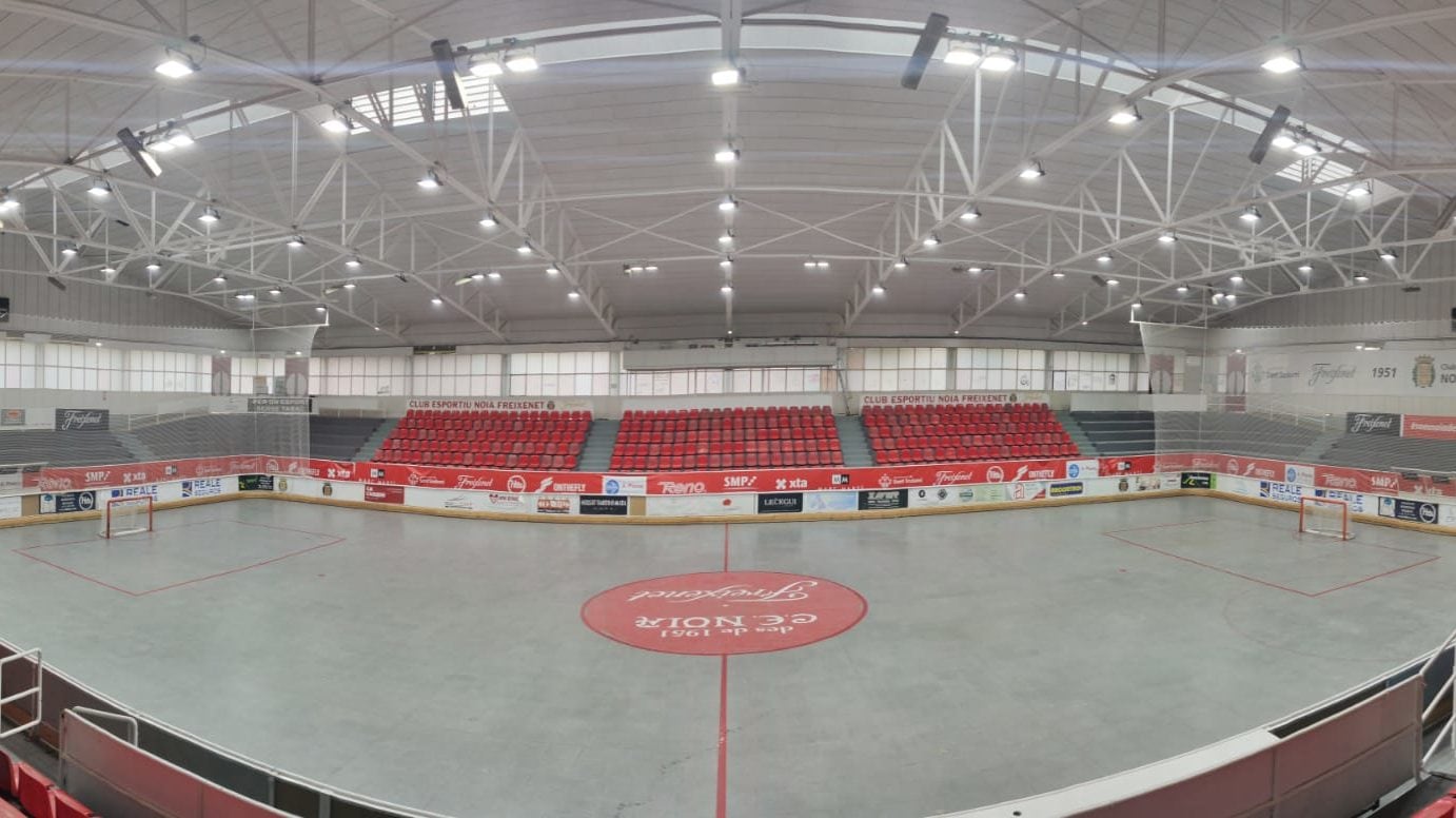 El pabellón del Noia será la sede de la Copa del rey 2026 de hockey sobre patines