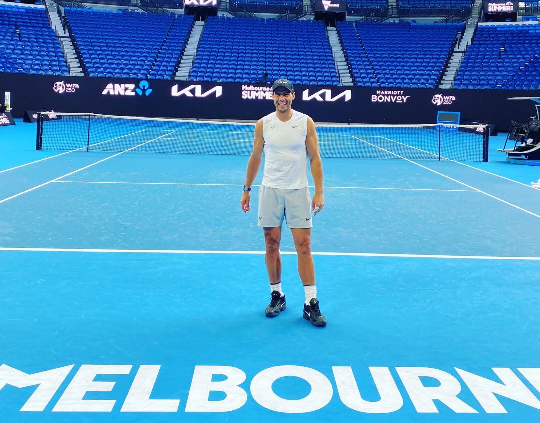 Nadal, en Melbourne