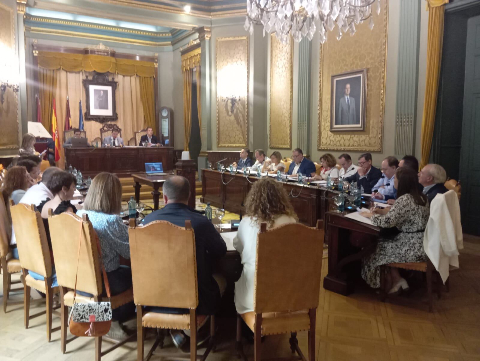 Pleno de la Diputación de Albacete celebrado este jueves