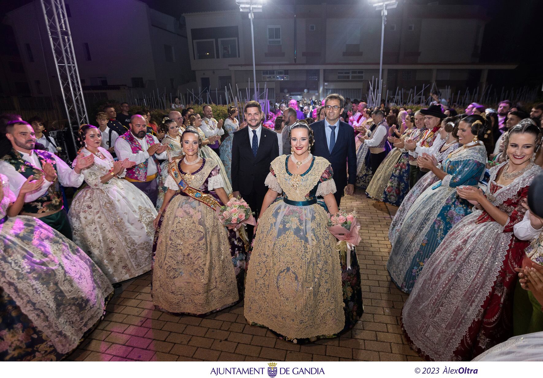 Presentación de la Fallera Mayor de Gandia, Marta Lozano.