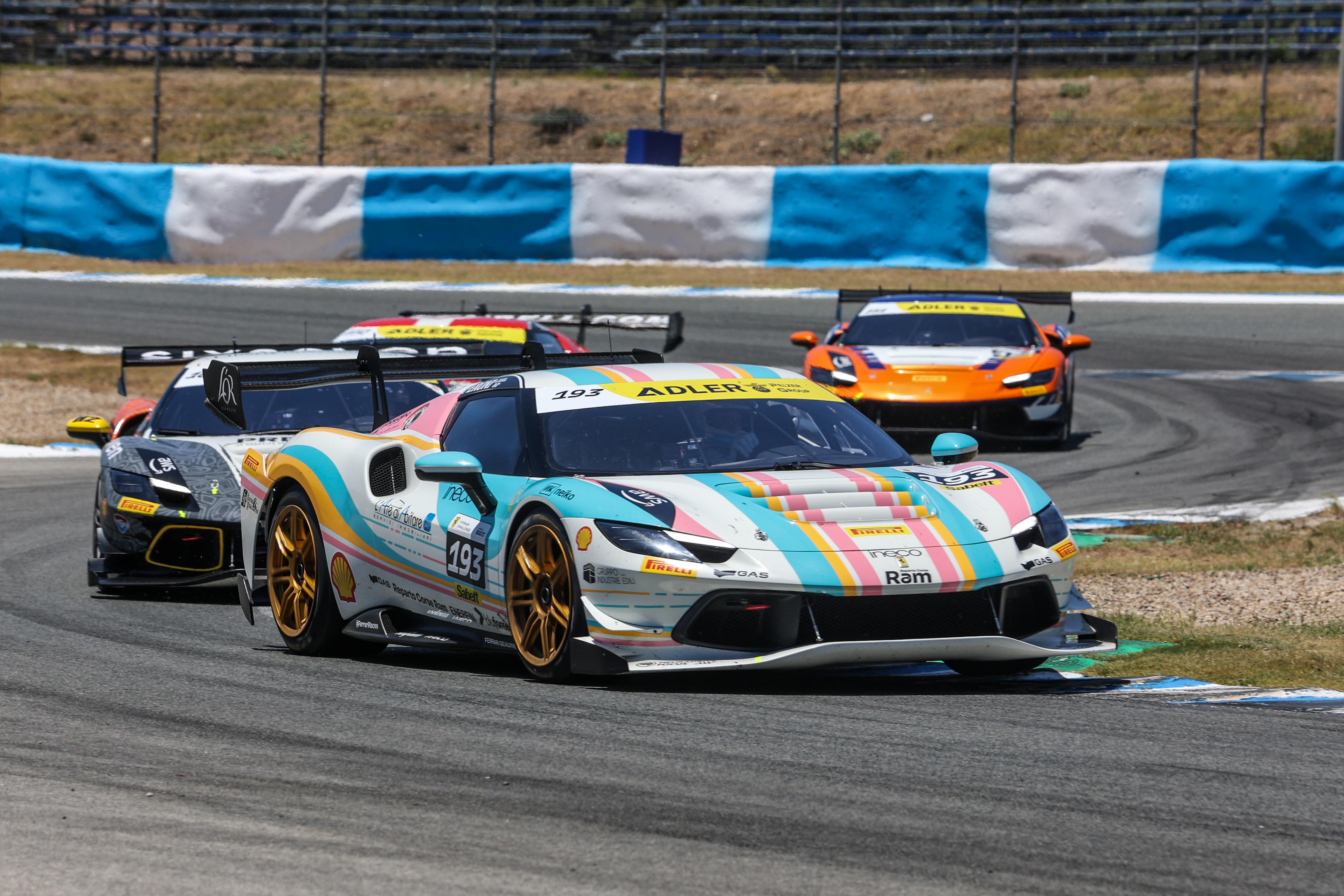 Trofeo Ferrari 488 Challenge Evo en el Circuito de Jerez