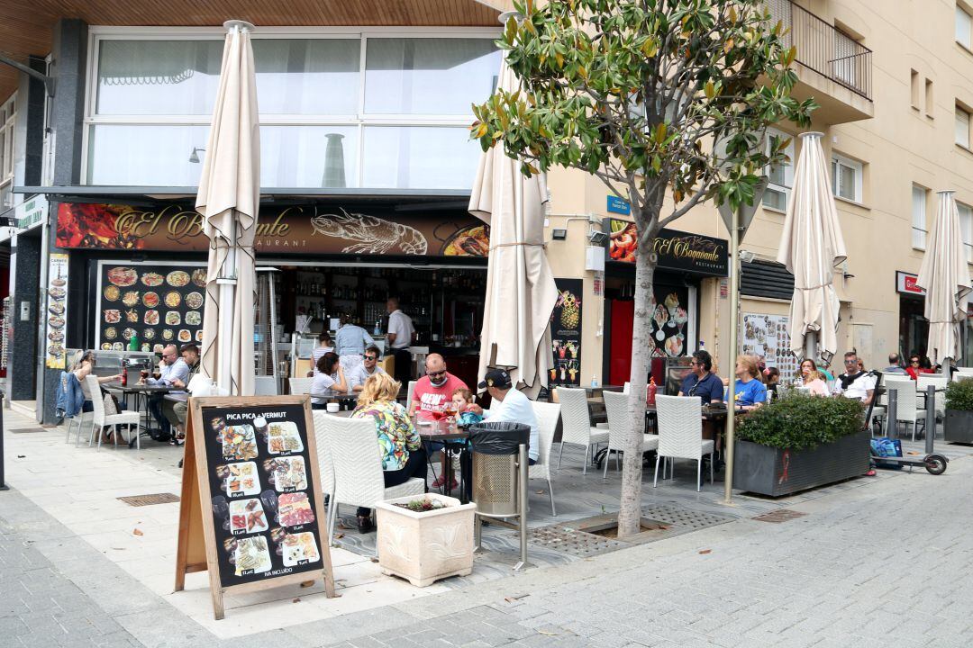 Terrassa d&#039;un restaurant. 