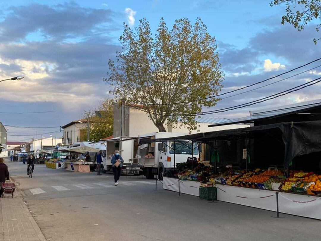 Mercadillo de la localidad conquense