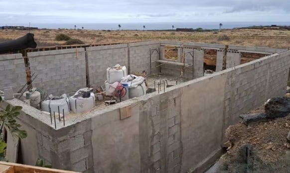 Construcción ilegal en suelo rústico (Cabildo de Lanzarote).