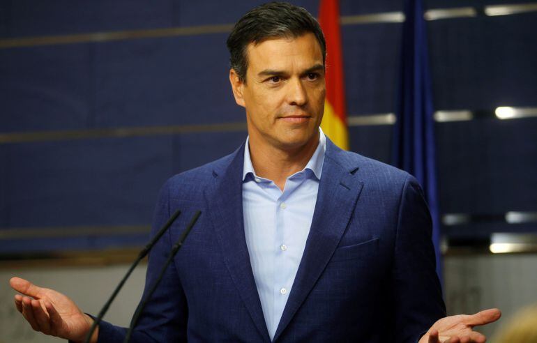 El líder del PSOE Pedro Sanchez.