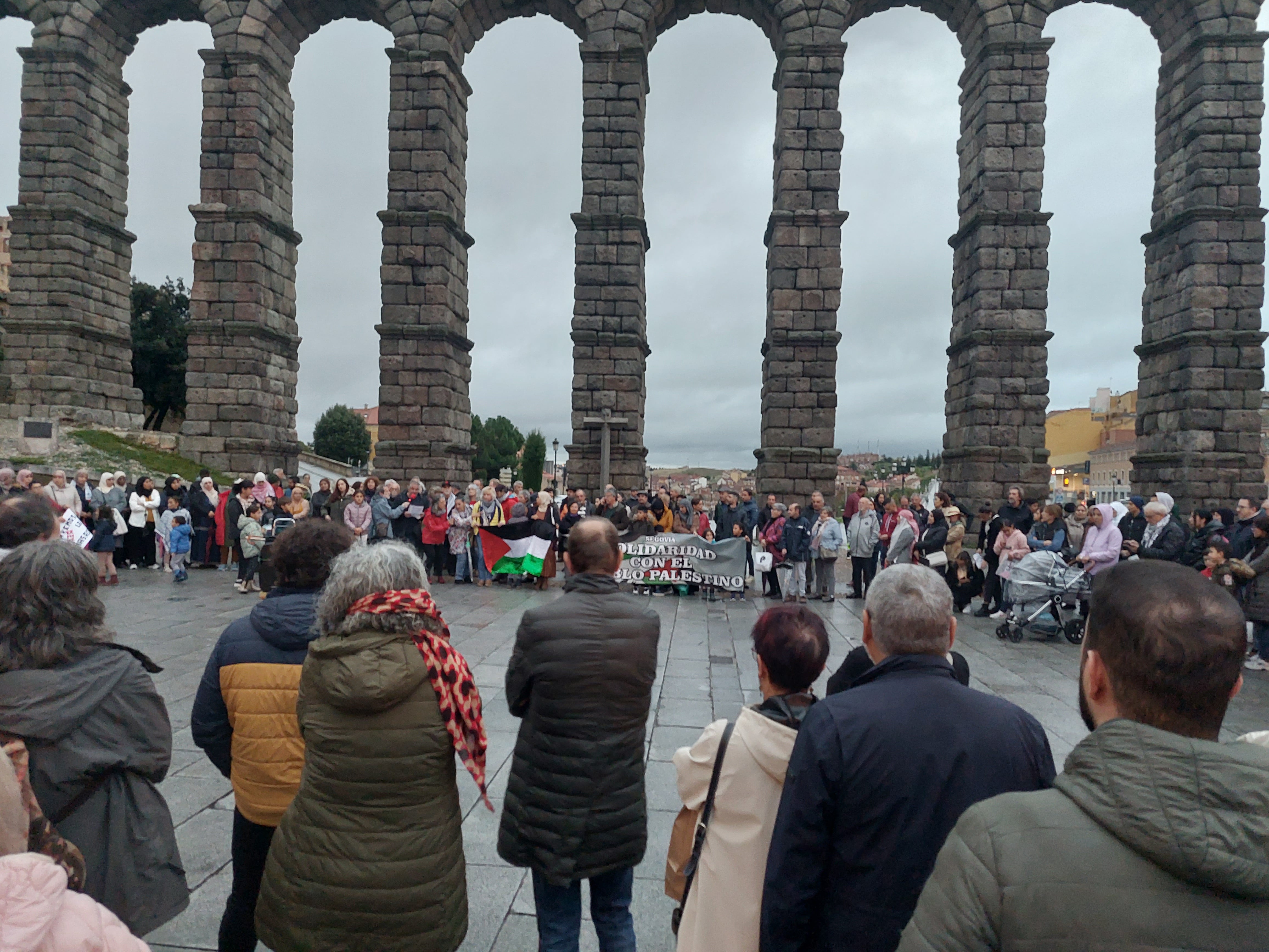Nueva concentración en Segovia en solidaridad con el pueblo palestino