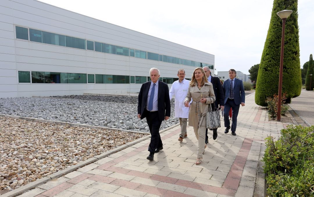 Visita de la consejera de Economía, Pilar del Olmo, al Parque Tecnológico de Boecillo en 2016 