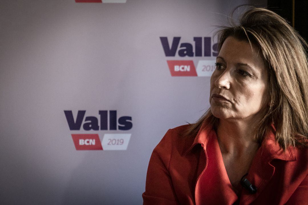 Eva Parera, durante la presentación de las listas de Barcelona pel Canvi en las elecciones de 2019