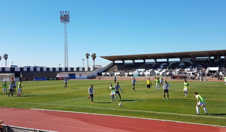 Un momento del partido.