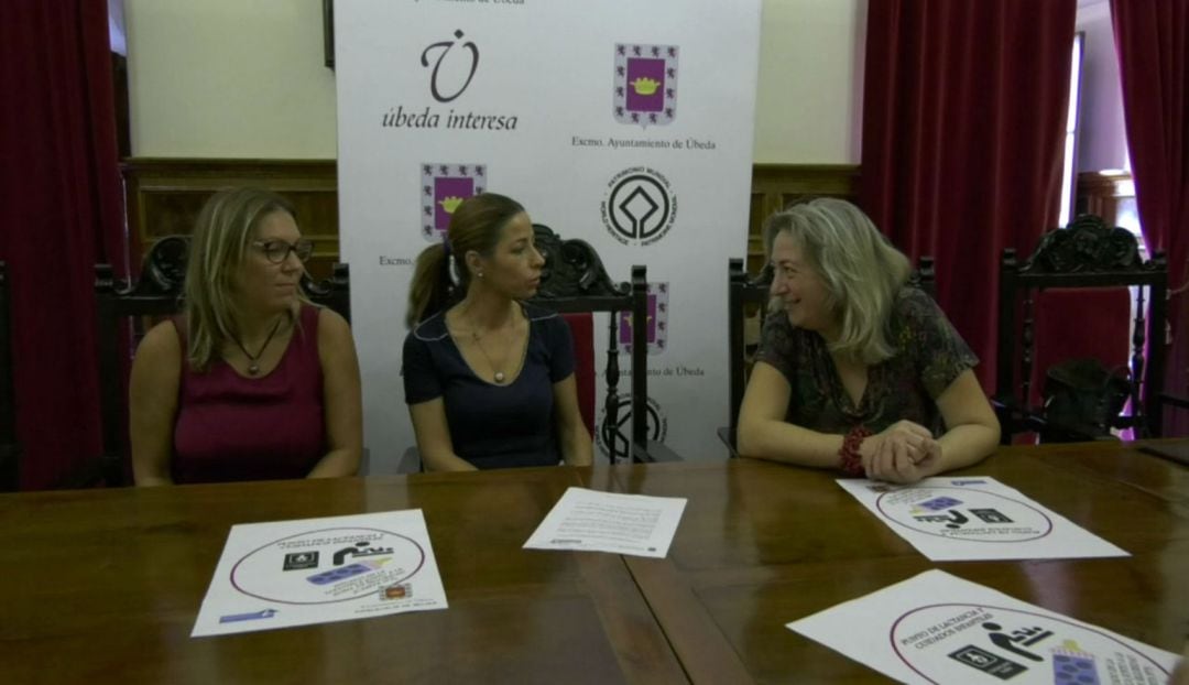 Presentación del punto de lactancia materna para la Feria de Úbeda 2018