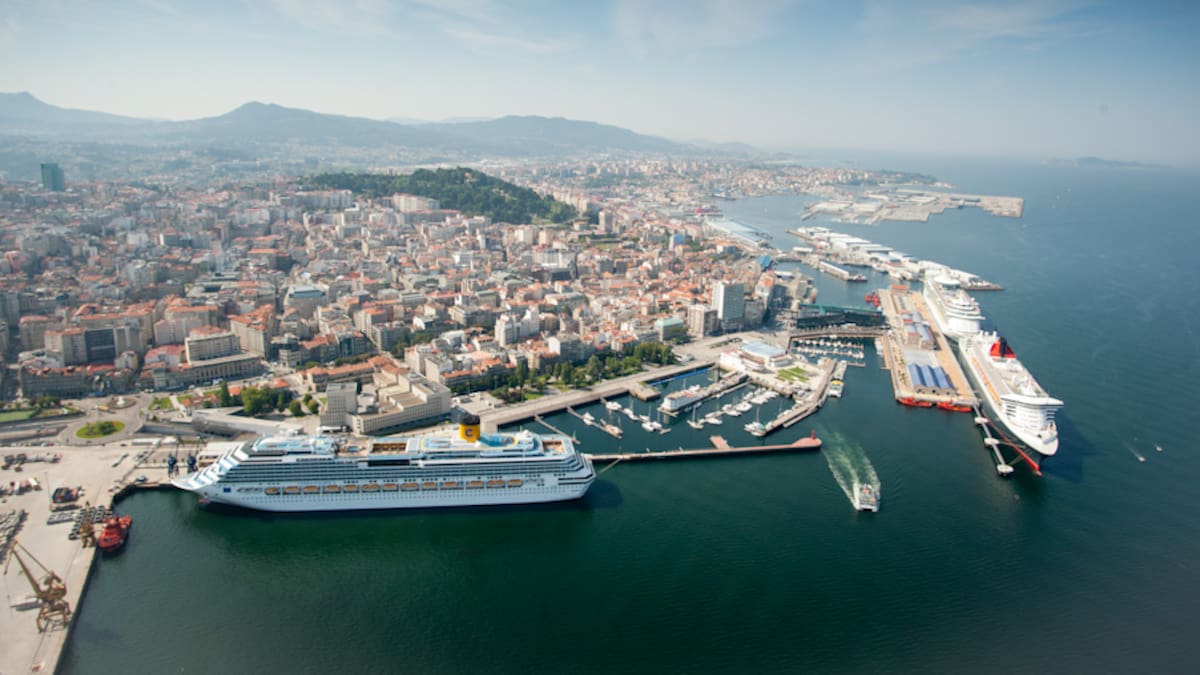 El gigante británico hace escala en Vigo