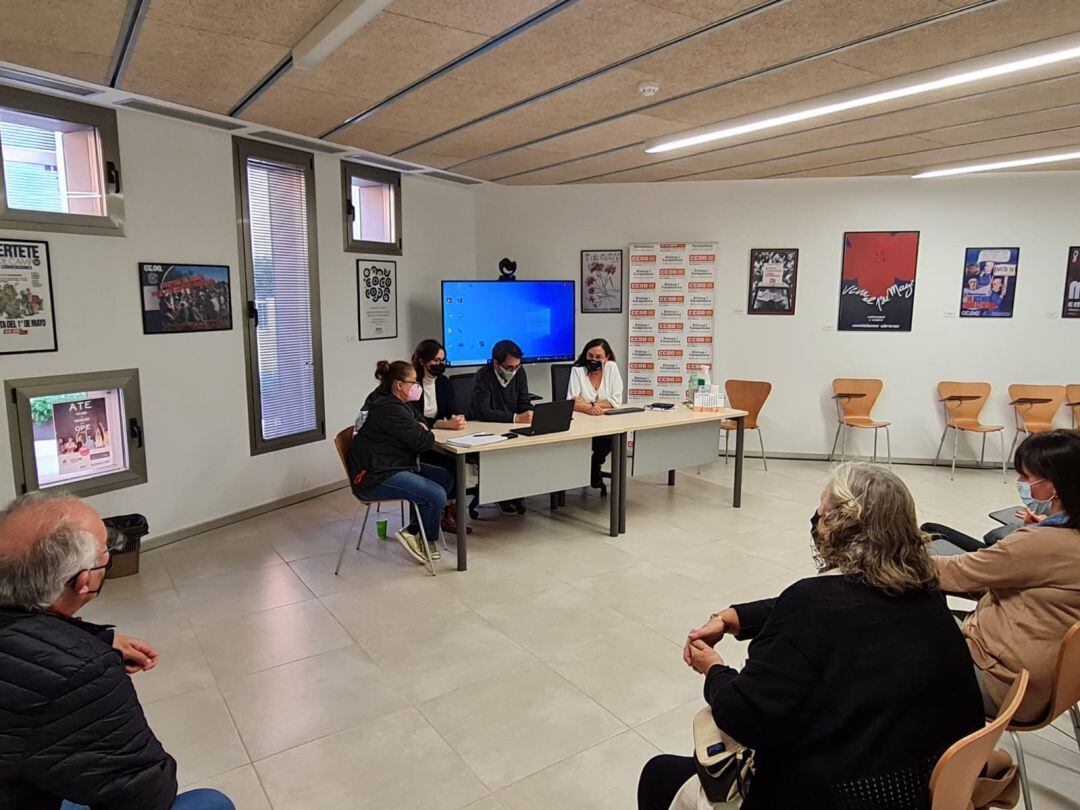 Un momento durante la primera reunión en la que han participado todas las partes implicadas y el Govern balear