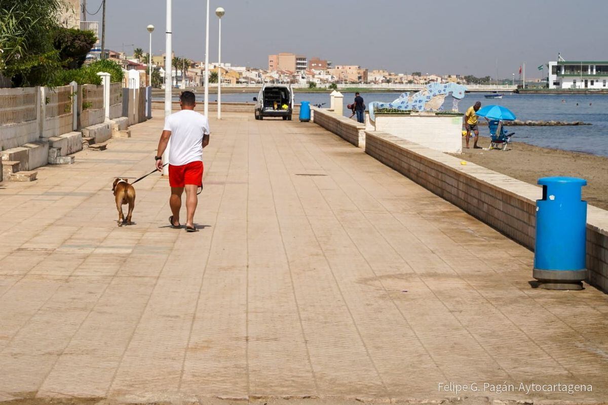 Paseo marítimo del litoral de Cartagena