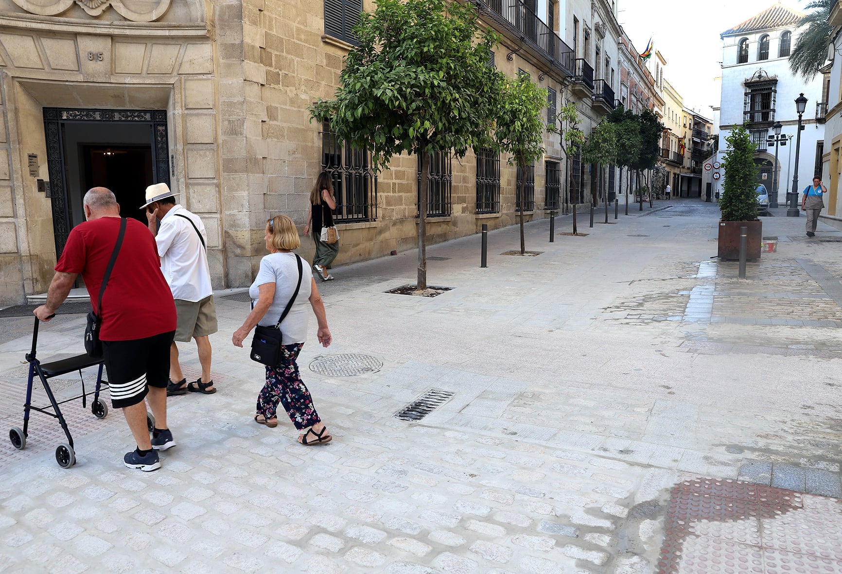 Plataforma única en la calle Tornería, Jerez