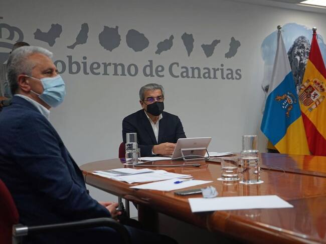 El vicepresidente y consejero de Hacienda, Presupuestos y Asuntos Europeos del Gobierno de Canarias, Román Rodríguez