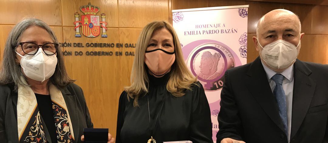 Presentación de la moneda de homenaje a Emilia Pardo Bazán