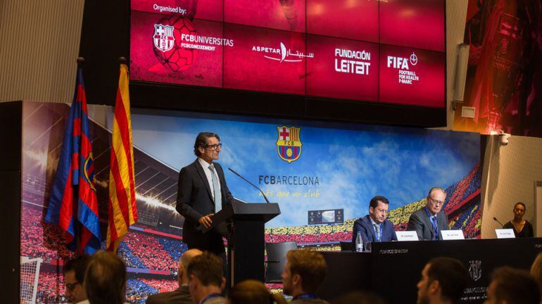 Inauguració de la 8a anual Muscletech Network, organitzada per FCB Universitas