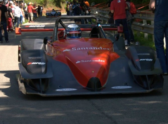 Andrés Vilariño en plena prueba en el Fito